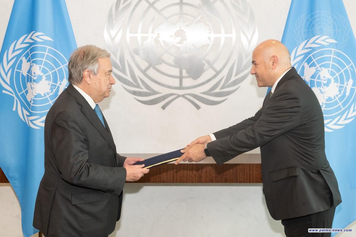 السفير لقمان الفيلي يقدم أوراق اعتماده إلى الأمين العام للأمم المتحدة